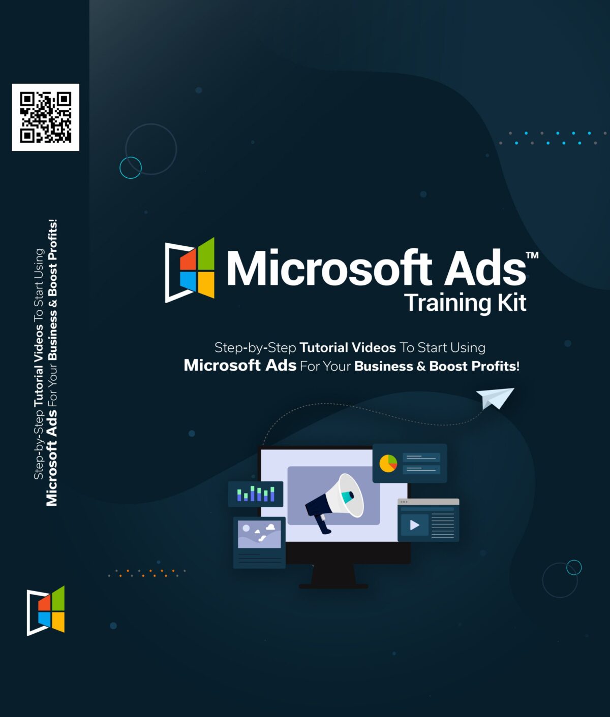Microsoft Ads Training Kit Upsell Box Cover Design